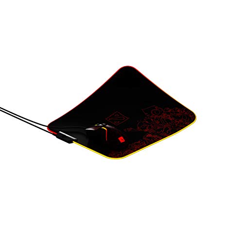 Image of SteelSeries QcK Dota 2 Edition Gaming Surface - Medium RGB Prism Cloth Mouse Pad of All Time - Optimized for Gaming Sensors