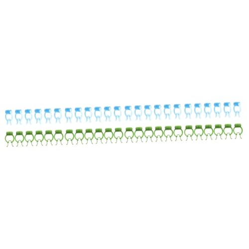 FRCOLOR 48piezas Clips De Nasal Portátiles para La Nariz Fijadores De Azules Verdes para Casa y