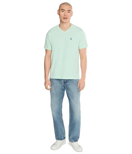 Image of U.S. Polo Assn. Men's Solid V‑Neck T-Shirt