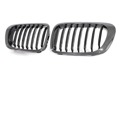 Calandre à lattes simples E46 carbone noir pour pare-chocs avant de Série 3 M3 Coupé