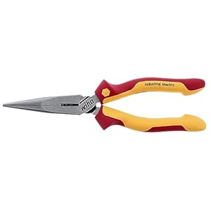 Wiha 32923 8-Inch Insulated Industrial Long Nose Pliers