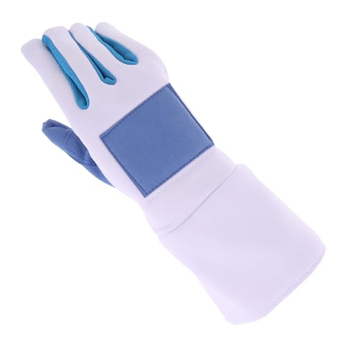 Moufles d'escrime en nylon renforcé Beavorty, textile blanc haute durabilité