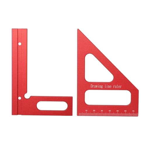 Transportador de escuadra para carpintería de aleación de aluminio miniatura 5