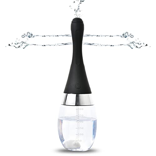 Automatic Electric Silicone Enema Bulb, AVVOLG Rechargeable Anti Back-Flow Enema Douche for Men Women Colon Cleansing Anal Douche