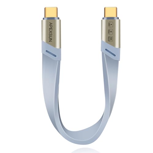 Cable USB C a USB C 240W de 30 cm para carga rápida y datos de 40 Gbps