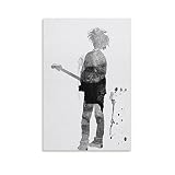 BUNSAK Tableau Toile Decoration Robert Smith Canvas Art for Living Room Home Decor Boy Gift 30*50cm Senza Cornice