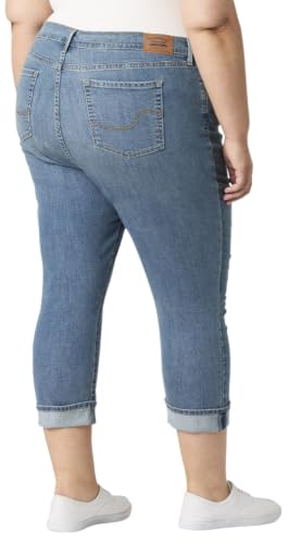 Levi Strauss Signature Gold Women's Mid Rise Slim Fit Capris - image 2