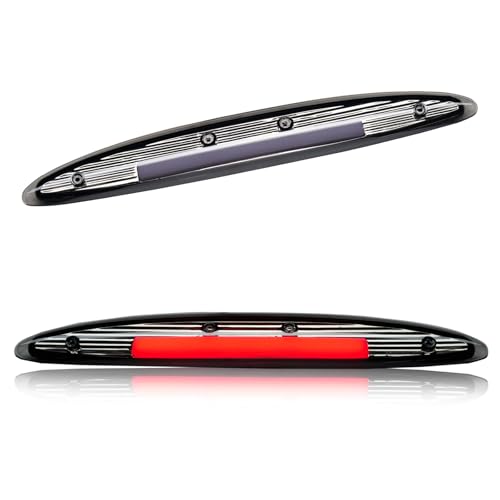 Image of Third 3rd Brake Light LED for 1997-2002 Ford Expedition, High Mount Rear Brake Lights Assembly for 97-02 Expedition, Waterproof Center Cab Lamp Stop Light (Smoked)