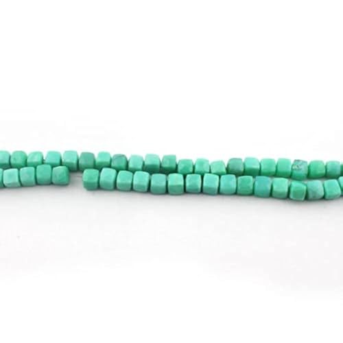 Chrysoprase cubes facettés 6mm pour assembler vos bracelets d'été tendance