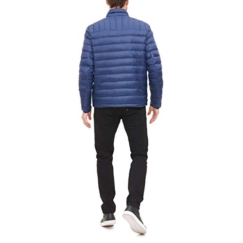 Tommy Hilfiger Men's Lightweight Water Resistant Packable Down Puffer Jacket (Standard and Big & Tall), Deep Navy, 2X Big2