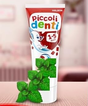 Miniatura 3 de Aquafresh Pasta de dientes pequeños Piccoli Denti Dentifricio 1-5 años, importación italiana, 1.7 fl oz 1.7 onzas (paquete de 2)