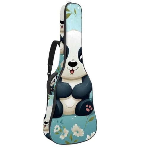 Étui de guitare étanche panda pour cours de musique et voyage