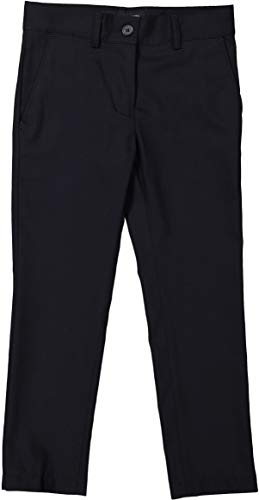 Boys Flat Front Adjustable Waist Dress Pants
