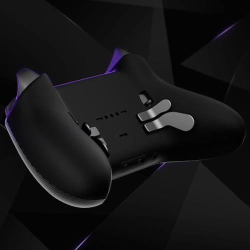 Image of eXtremeRate Replacement Bottom Shell Case for Xbox Elite Series 2 Controller, Custom Black Back Housing Shell Cover for Xbox Elite Series 2 Core Wireless Controller Model 1797