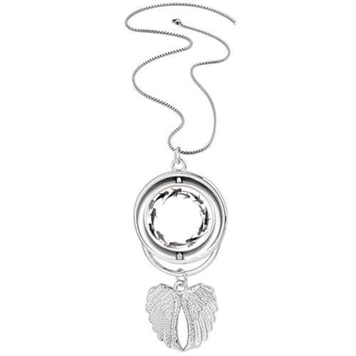 Collier carpe chinoise noire avec ailes d'ange, un cadeau symbolique unique