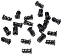 Black Computer Case Fan Screws for 60mm 80mm 90mm 120mm 140mm Fans (Pack of 1000)