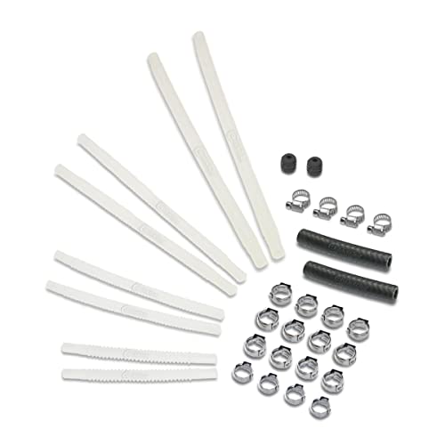 QFS Corrugated Flex Hose Variety Pack w/Clamps & Submersible Fuel