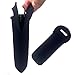Neoprene Wine Bottle Carry Tote, Wine Bottle Bag for Wine Beer Water Bottles, Wine Cooler Bag, Black