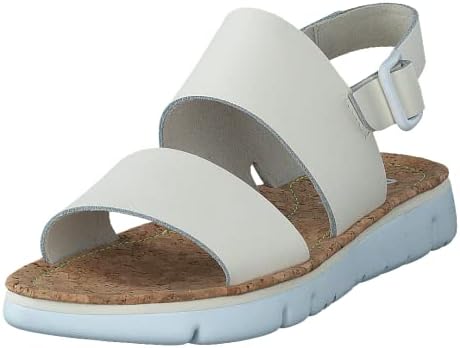 Camper Women's Oruga Sandal Flat, Beige, 9 | Image 2