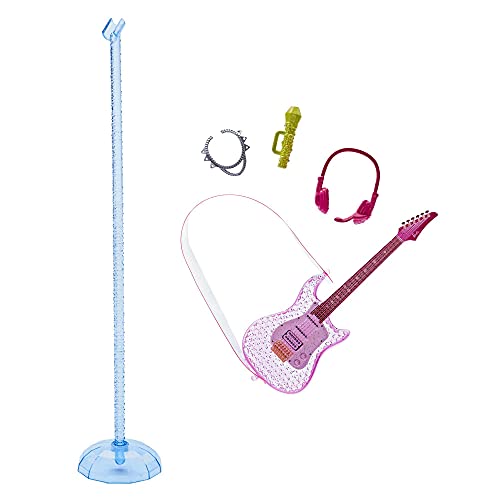 Barbie GYJ23 - Bühne frei für große Träume Malibu Puppe (ca. 30 cm groß, blond) mit Musik, Lichtern, Mikrofon und Zubehörteilen, Geschenk für Kinder von 3 bis 7 Jahren – Bild 3