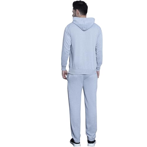 Image of Mack Jonney Printed Round Neck Cotton Fleece Track Suit for Men (Pack of 2)(Kangaroo Pockets)-MACK51565
