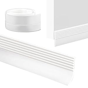 2 m tochtstopper voor geluidsisolatie, deuren, klittenband-deurafdichting, zelfklevende onderkant, dubbellaagse deurafdichting, geluidsbestendig, voor deur, tochtstopper, deurafdichting