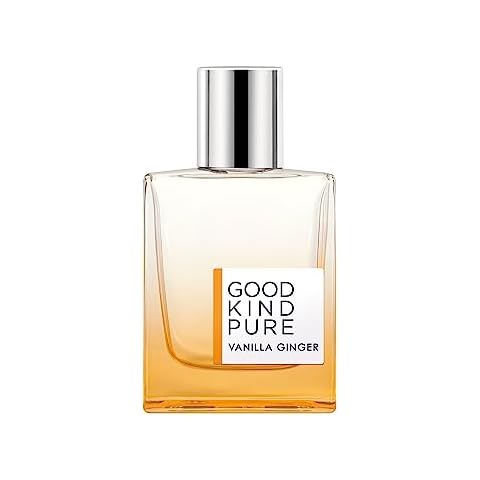 Good Kind Pure Vanilla Ginger Eau de Toilette Spray - Energizing, Gourmand Fragrance - A blend of Casablanca Lily & Warm Vanilla - Clean, Vegan, & Long-Lasting Formula - 1.0 Fl Oz Cover