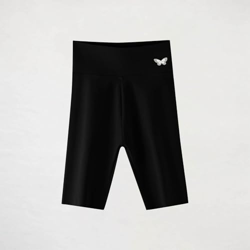 Girls Short Leggings Stretch High Waisted Pants Kids Fashion Athletic Yoga Dance Leggings Slim Fit Biker Shorts4