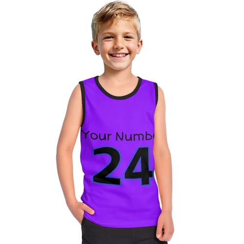 Hawapod Custom Kids Tank Tops Boy Athletic Lightweight Casual Outfits Back To School Sportswear Sleeveless Undershirts3