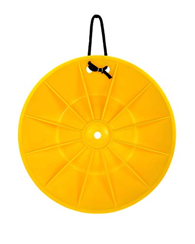 Camco Heavy Duty Wheel Dock With Rope Handle - Helps Prevent Trailer Wheel From Sinking Into Dirt Or Mud, Easy To Store And Transport (44632), Yellow, One Size #TOP7