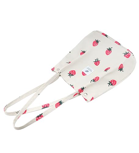 Corduroy Tote Bag Cute Tote Bags for Women Shoulder Bag with Inner Pocket for Work Beach Travel and Shopping Grocery