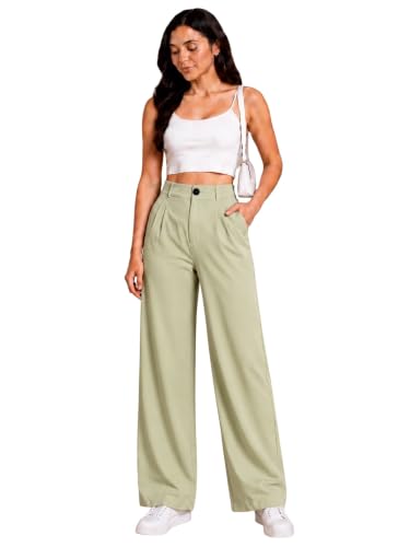Image of Womens NS Lycra Korean High Waist Straight Pants