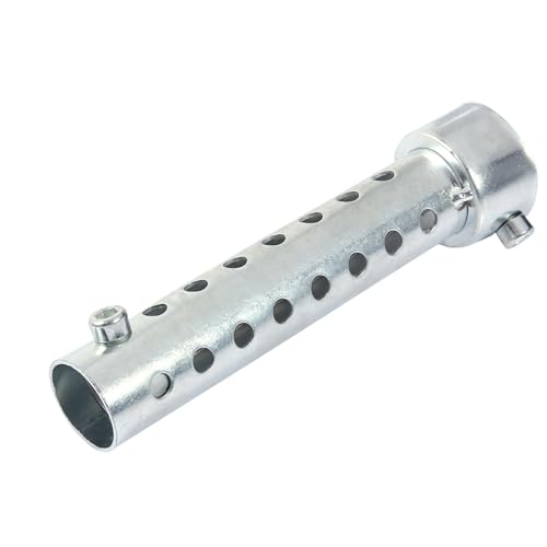 aqxreight éliminateur de Son, Pot D'échappement Universel pour Moto DB Killer Silencieux Silencieux Insert de Chicane Argent (35 mm)