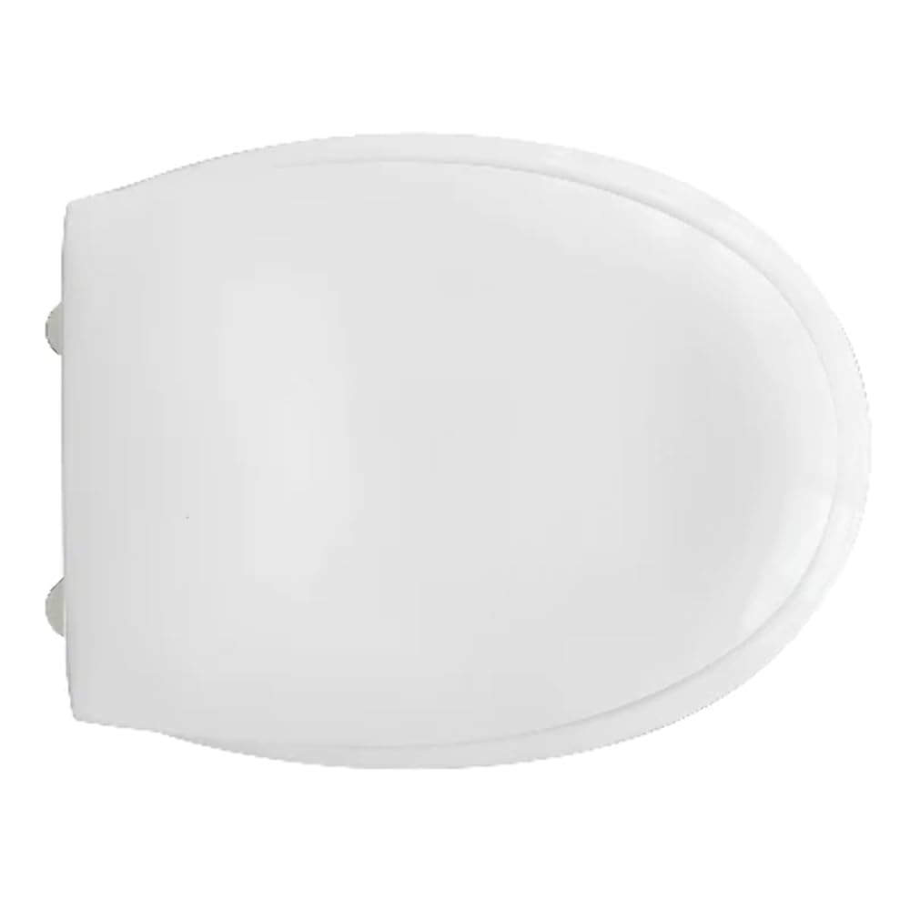 Sedile Wc In Abs Karla Con Cerniere In Acciaio Inox Bianco - 4