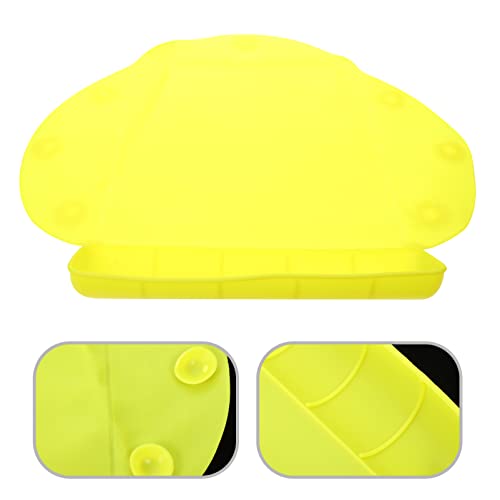 Lifkome High Chair Mat Silicone Placemats For Kids: Toddler Placemat With Suction Anti-Scald Place Mat Non-Slip Table Mat Baby Infant Self Eating Feeding Aids Yellow Silicone Placemat #TOP7