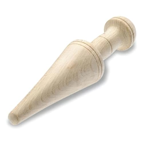 Lacor - 60300 - Mano de Chino, Mortero de madera, para Colador Chino de Cocina, Madera de haya natural, 25cm