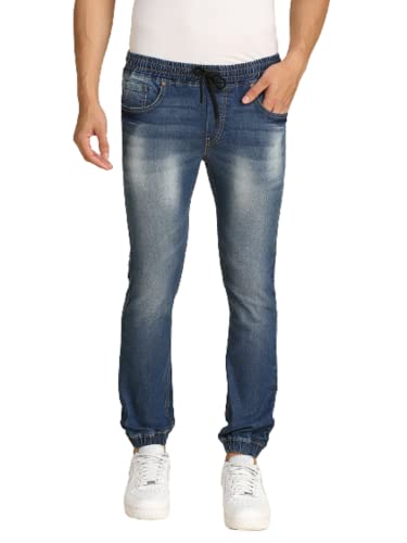 Image of High Star Men Jogger Low Distress Heavy Fade Stretchable Jeans