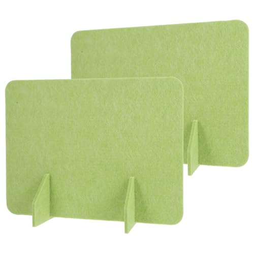 LOLIPPYY 2 piezas móviles de fieltro para escritorio, divisores de escritorio, insonorizantes, mesa independiente, panel de privacidad, con patas de soporte, fácil de reducir el ruido, para oficina