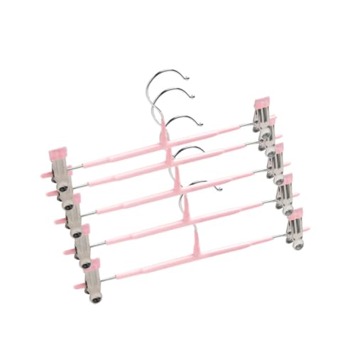 Garneck Lightweight Sturdy Clothing Hanger Clip Hangers for Pants Skirt Space-Saving Laundry Hanger Rack