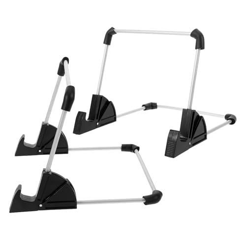Mipcase Soporte Ajustable para Tablero de Trazado de Mesa A4, 2 Piezas, Metal Plegable Negro, Soporte Portátil para Dibujo y Pintura, Adecuado para Artistas, Diseñadores y Aficionados