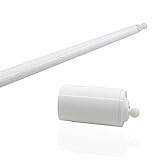 Enjoyer Plastic Vanishing Cane Magic Wand Magicians Wand Disappearing Cane to Silk Close-up Magic Tricks Stage Accessories (White)