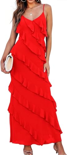 Image of Women Summer Elegant Sling Midi Ruched Bodycon Dress Solid Color Backless Slim Party Cocktail Dresses