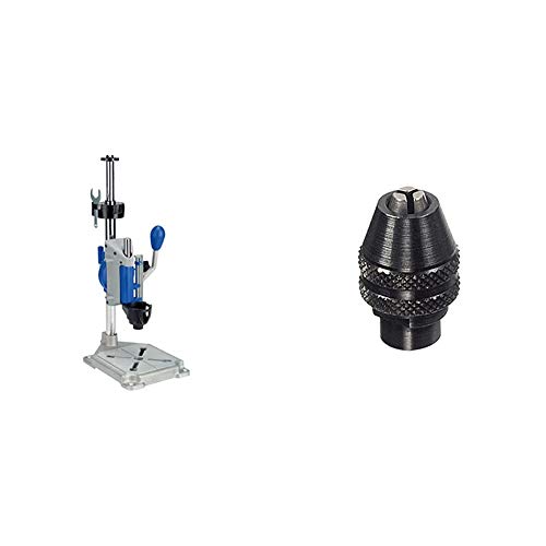 Support perceuse à colonne Dremel 220 résout vos micro-perçages difficiles avec mandrin 4486