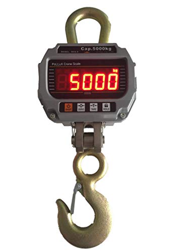Industrial Heavy Duty Hanging Scale 5000 Kg / 11000 Lbs Digital Crane Scales By Pollux (Silver) #TOP4