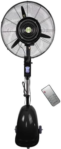 Outdoor Oscillating Misting Fan, 40L Water Capacity for Patio, Backyard & Dining - Cool Down Your Space with Efficient Atomizing Technology (Blue)