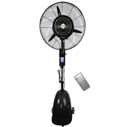 Outdoor Oscillating Misting Fan, 40L Water Capacity for Patio, Backyard &amp; Dining - Cool Down Your Space with Efficient Atomizing Technology (Blue)