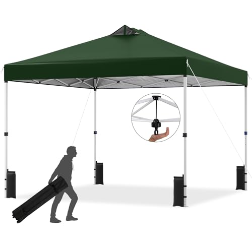 Image of Tangkula 10 x10 Ft Pop Up Canopy with Center Lock