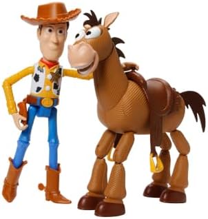 Mattel Disney Pixar's Toy Story 4 Woody and Bullseye 2-Character Pack, Movie-inspired Relative-Scale for Storytelling Play — view 3
