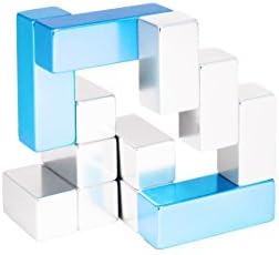 Playable ART Mini Metal Cube (Silver-Blue)