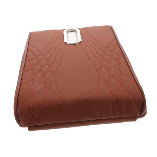 HONMEET 車用多機能アームレストクッション 収納袋付きティッシュボックス内蔵 カーセンターコンソール保護カバー 大型トラック対応 汚れ